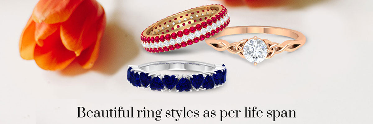 Beautiful Ring Styles As Per Life Span