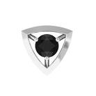 Rosec Jewels-Real Black Onyx Triangle Earring for Helix Piercing