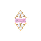 Rosec Jewels-Pink Sapphire and Diamond Quirky Tragus Earring