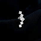 Rosec Jewels-Graduated Style Moissanite Crawler Earring