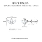 Rosec Jewels-Marquise Diamond Lotus Earring for Cartilage Piercing