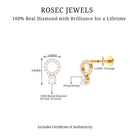 Rosec Jewels-Minimalist Diamond Open Circle Helix Earring