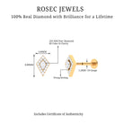 Rosec Jewels-Modern Kite Shape Diamond Helix Earring