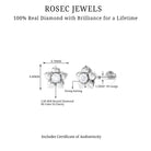 Rosec Jewels-Minimal Diamond Flower Earring for Helix Piercing