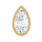 Minimalist Moissanite Teardrop Cartilage Earring Moissanite - ( D-VS1 ) - Color and Clarity - Rosec Jewels