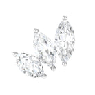 Natural Marquise Diamond Three Stone Helix Earring Diamond - ( HI-SI ) - Color and Clarity - Rosec Jewels