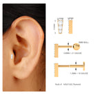 Rosec Jewels-Minimal Diamond Unique Earring for Tragus Piercing