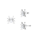 Rosec Jewels-Certified Moissanite Cute Spider Helix Earring