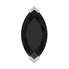 Rosec Jewels-Marquise Black Onyx Solitaire Conch Earring