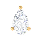 Rosec Jewels-Pear Shape Moissanite Solitaire Conch Earring