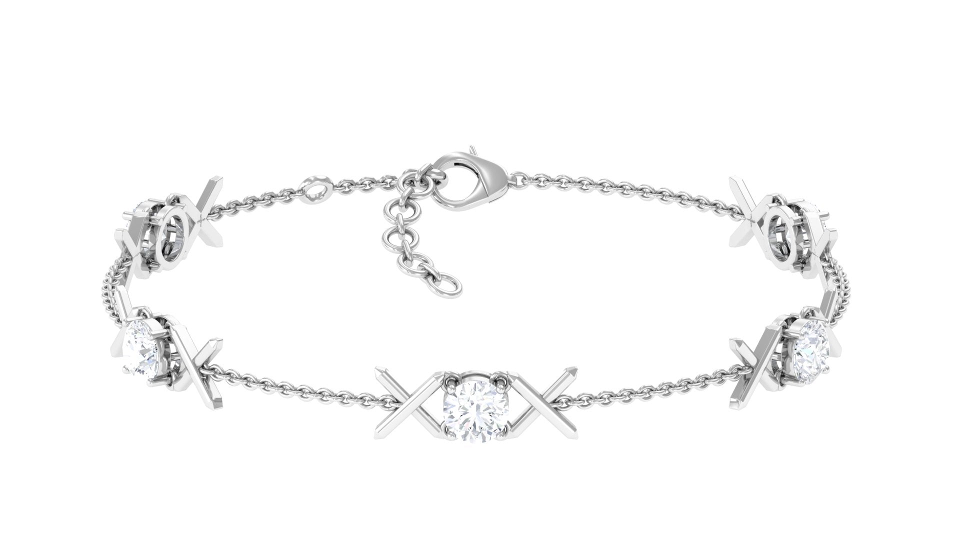 Rosec Jewels-Certified Lab Grown Diamond Bridal Bracelet