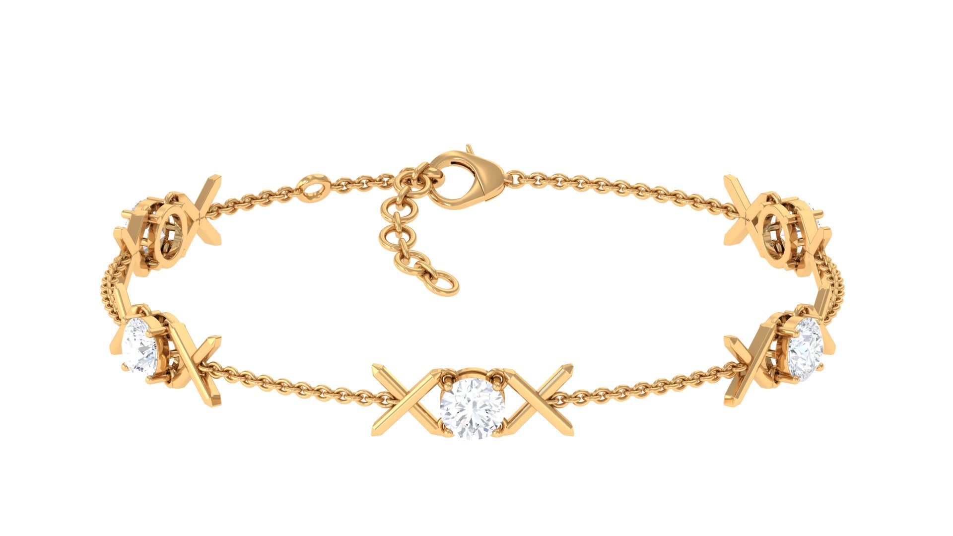 Rosec Jewels-Certified Lab Grown Diamond Bridal Bracelet