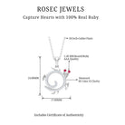 Ruby and Diamond Tortoise Pendant Necklace Ruby - ( AAA ) - Quality - Rosec Jewels