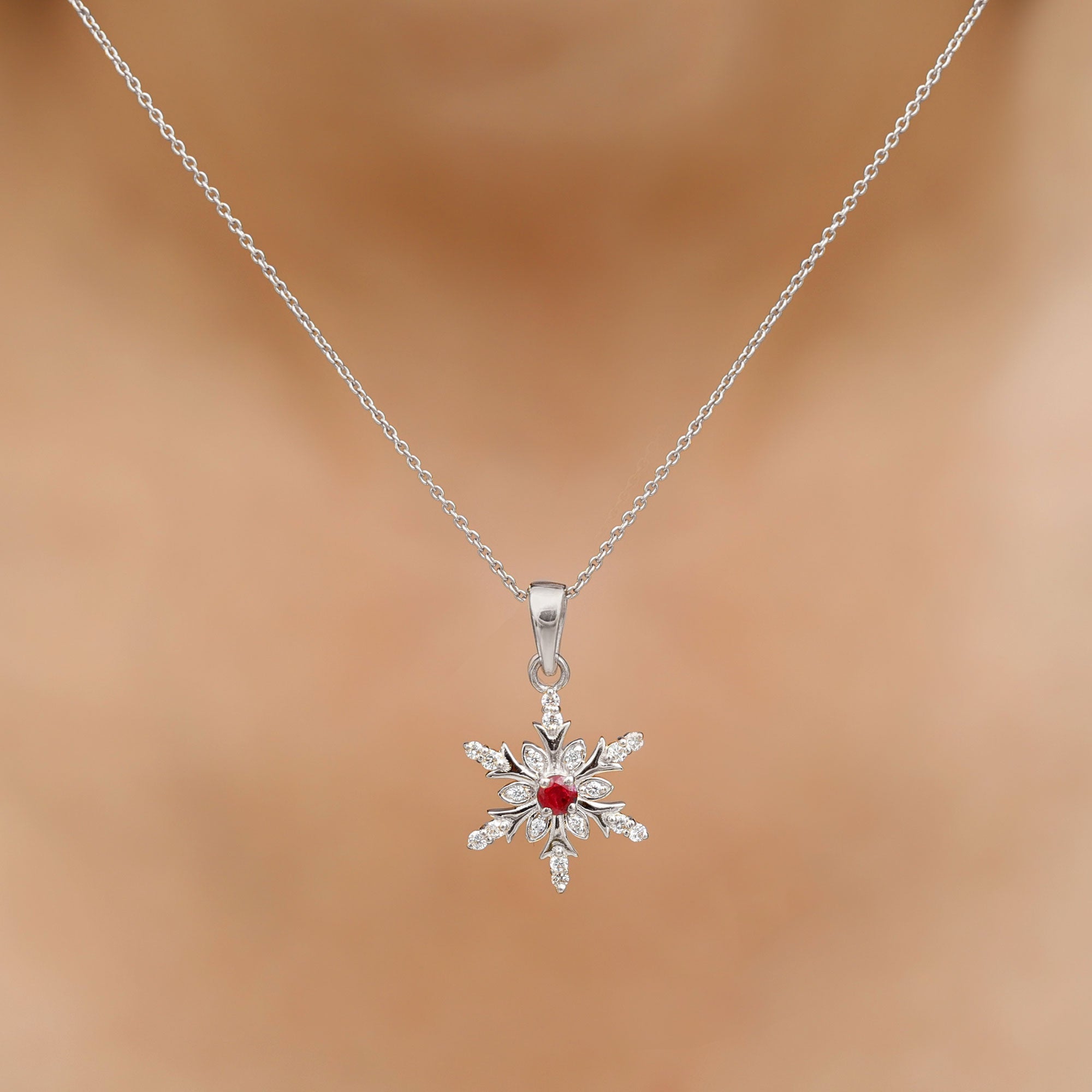 Snowflake hotsell Pendant Necklace