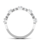 Designer Oval Diamond Anniversary Ring Diamond - ( HI-SI ) - Color and Clarity - Rosec Jewels