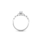 Real Diamond Minimal Promise Ring Diamond - ( HI-SI ) - Color and Clarity - Rosec Jewels