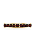 1.25 CT Trellis Set Garnet Eternity Ring for Women Garnet - ( AAA ) - Quality - Rosec Jewels