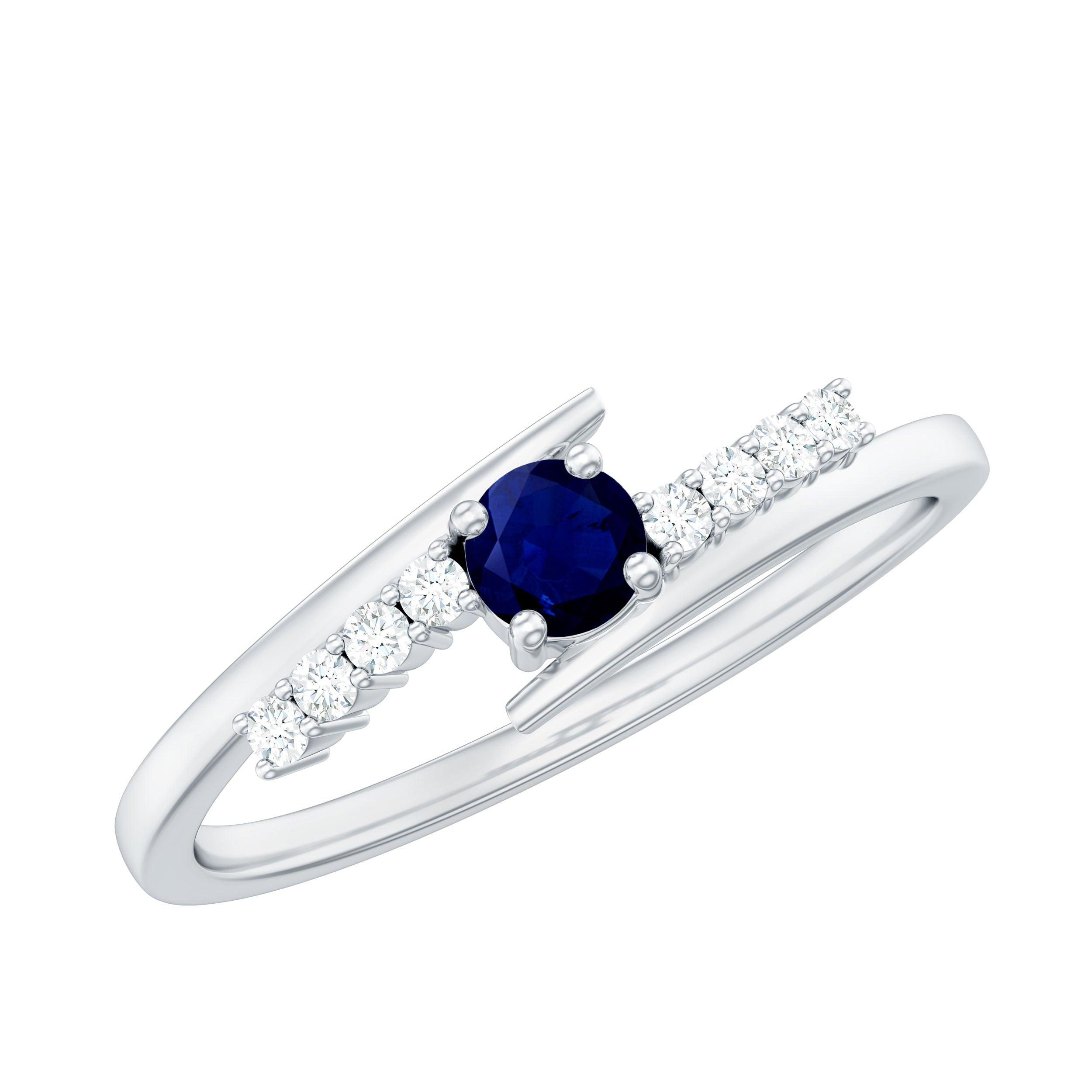 Aaa white sapphire rings shop