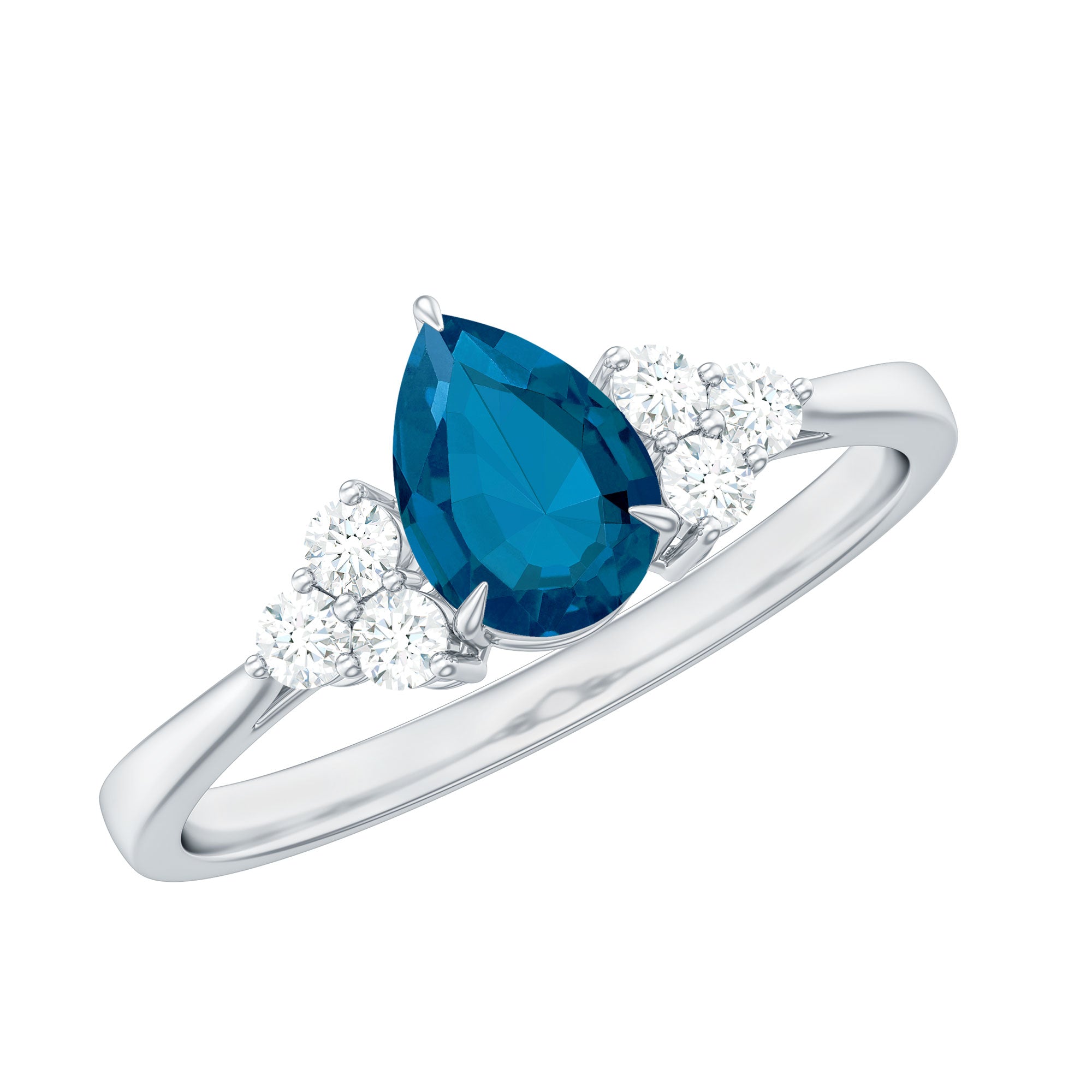 Blue topaz engagement rings uk shop