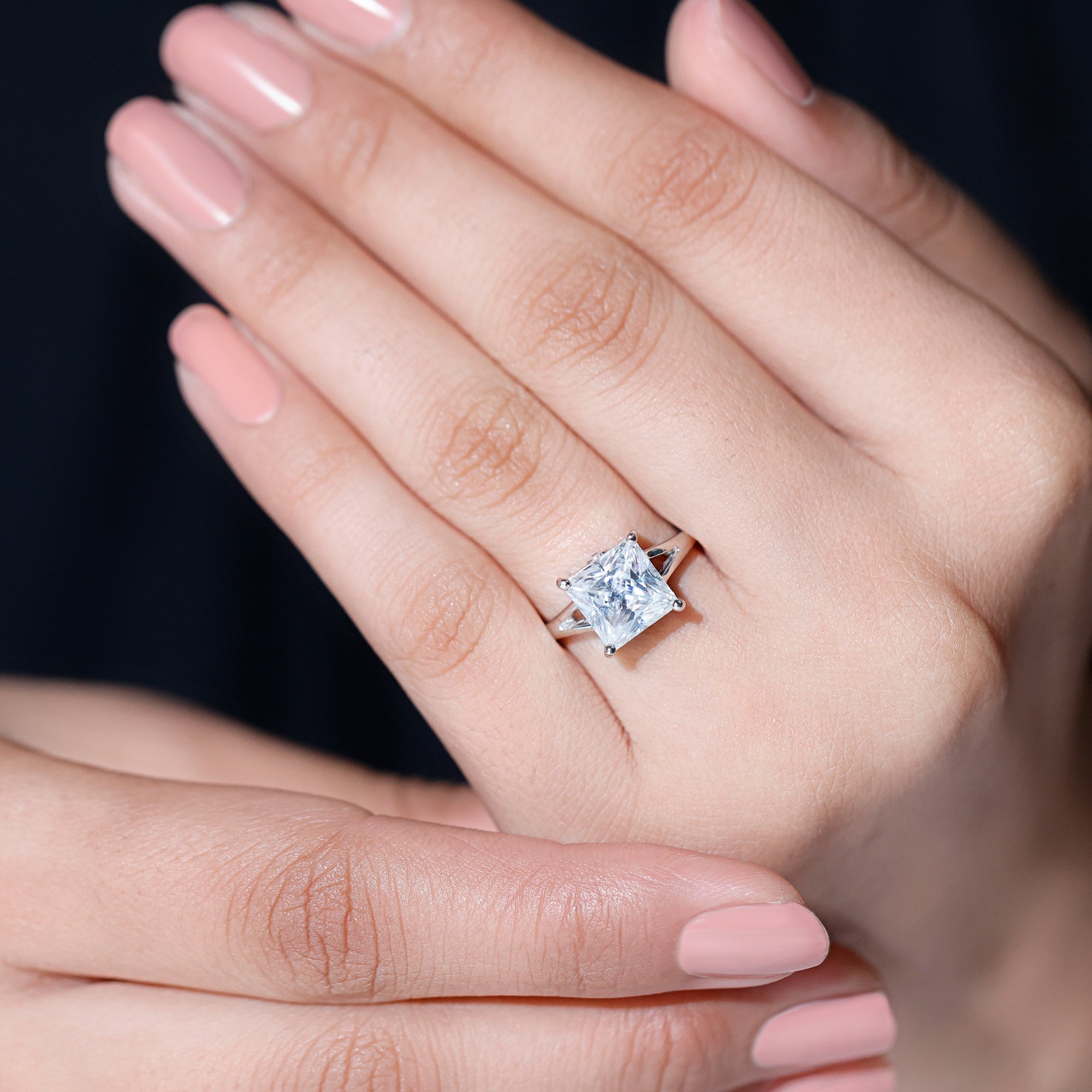 8mm princess cut diamond store