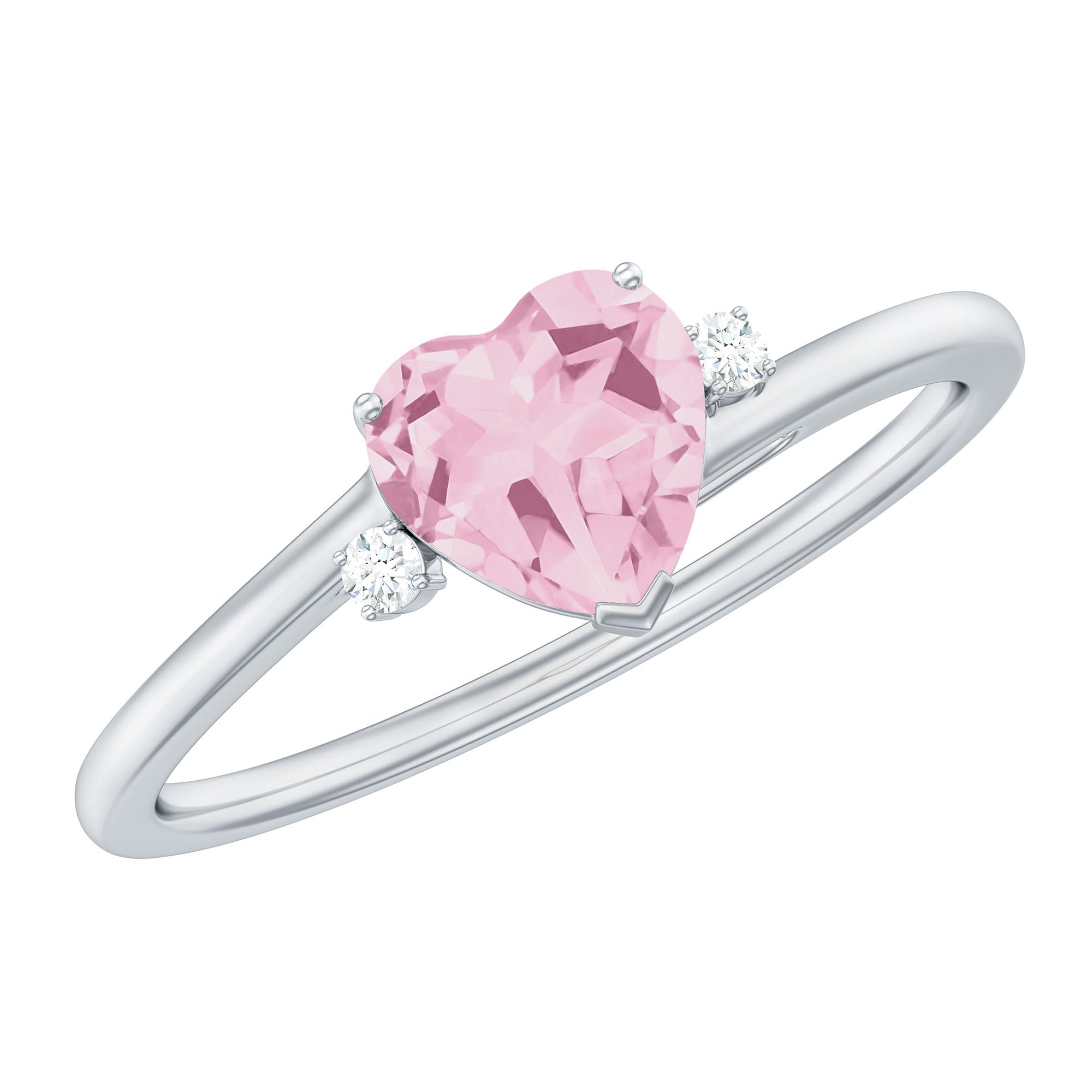 Natural Rose Quartz Ring Pear Pink Gemstone Promise Ring 1.25ct online Real Crystal Healing Ring Sterling Silver Engagement Anniversary Ring Women