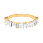 1.75 CT Princess and Baguette Moissanite Semi Eternity Ring Moissanite - ( D-VS1 ) - Color and Clarity - Rosec Jewels