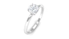 Round Shape Lab Grown Diamond Solitaire Ring Lab Grown Diamond - ( EF-VS ) - Color and Clarity - Rosec Jewels