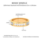 Natural Diamond Braided Band Ring Diamond - ( HI-SI ) - Color and Clarity - Rosec Jewels