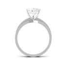 2 CT Pear Cut Moissanite Two Tone Engagement Ring Moissanite - ( D-VS1 ) - Color and Clarity - Rosec Jewels