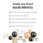 Classic South Sea Pearl and Diamond Cuff Engagement Ring South Sea Pearl - ( AAA ) - Quality - Rosec Jewels