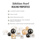 Simple Tahitian Pearl Solitaire Ring with Diamond Swirl Tahitian pearl - ( AAA ) - Quality - Rosec Jewels