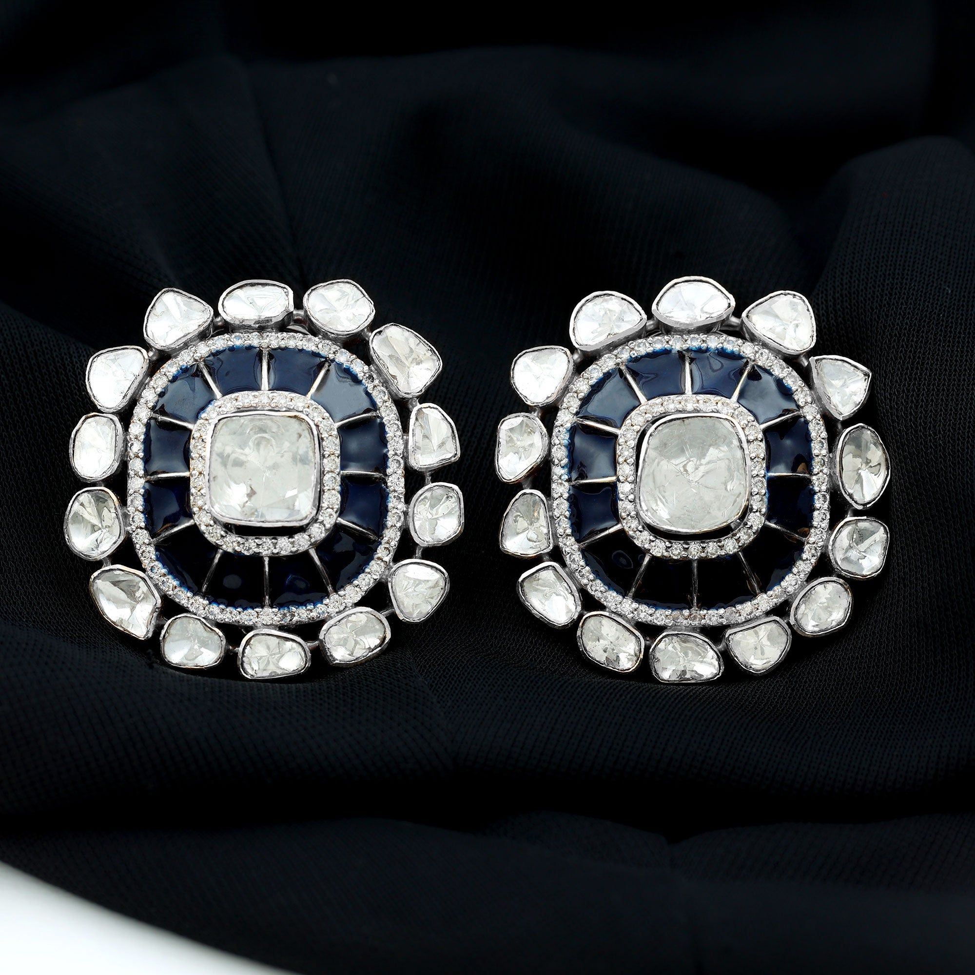 Polki Diamond Earrings popular