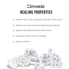 Certified Zircon Screw Back Stud Earrings Zircon - ( AAAA ) - Quality - Rosec Jewels