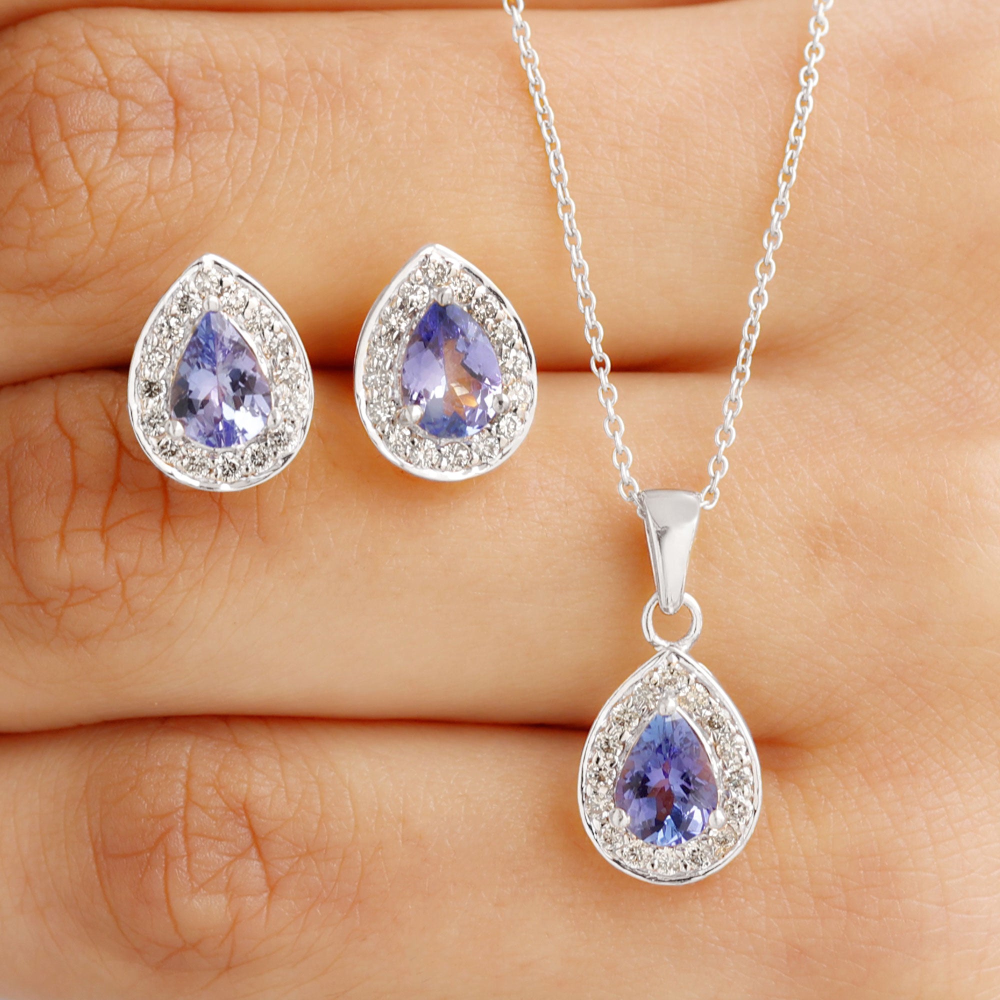 Tanzanite popular set