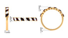 Garnet and Diamond Half Eternity Ring Garnet - ( AAA ) - Quality - Rosec Jewels