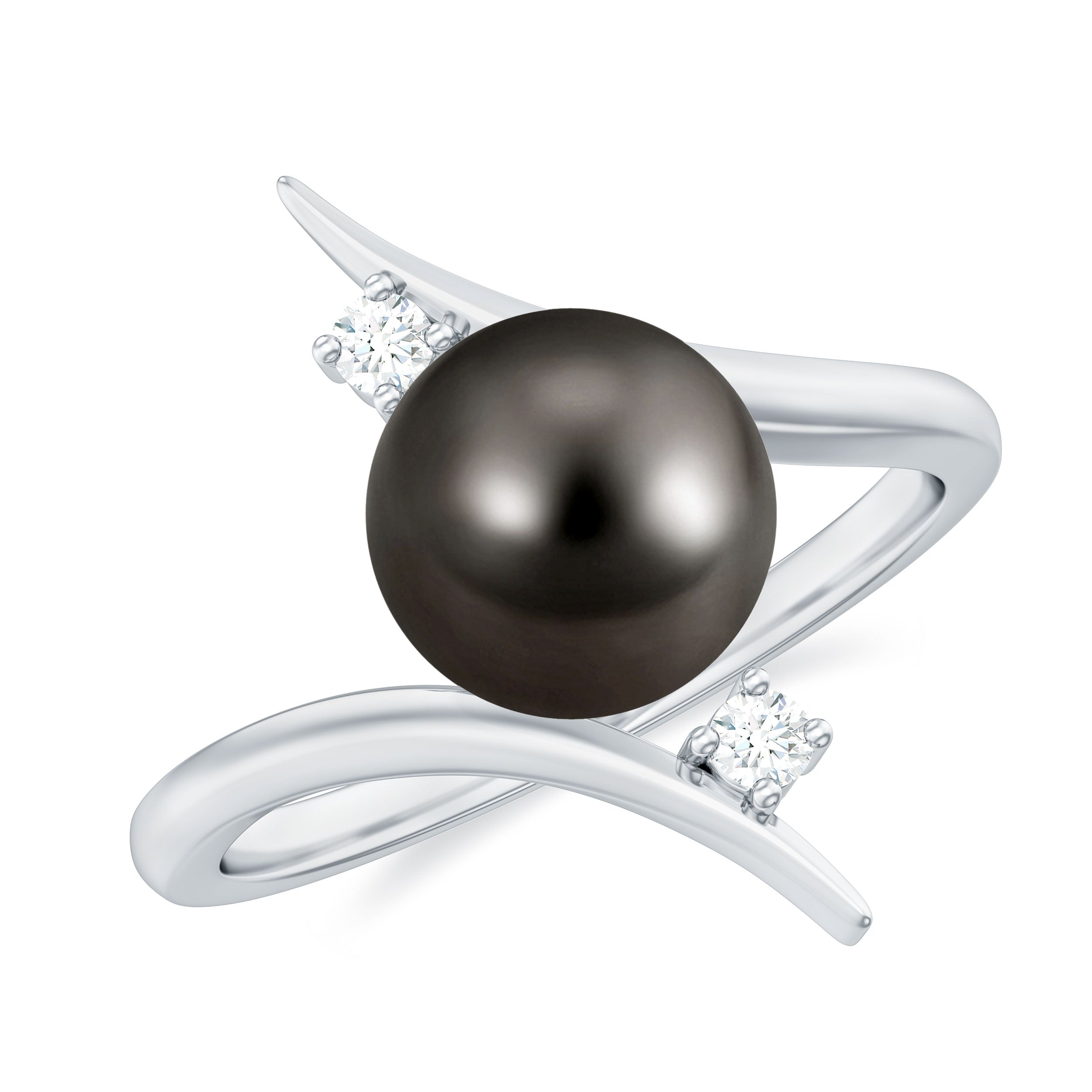 Tahitian Black Pearl Ring Size 5 sale